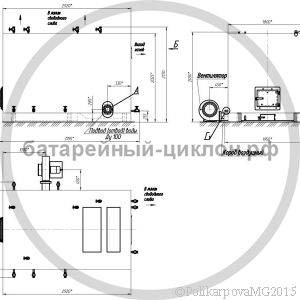 Чертеж котла 0,8 МВт твердотопливного с РПК