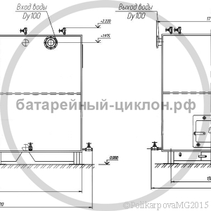 Чертеж котла 1,1 МВт