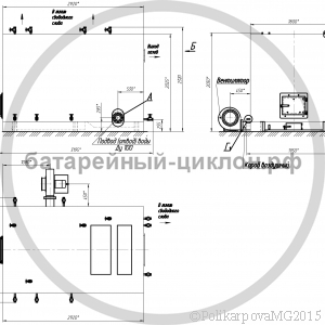 Чертеж котла 1,2 МВт твердотопливного с РПК
