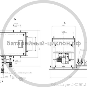 Чертеж котла 1,6 МВт на газе
