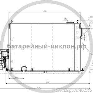 Чертеж котла 3,5 МВт на газе