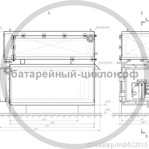 Чертеж котла 400 кВт на газе