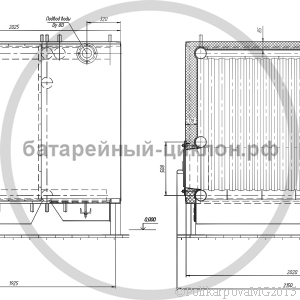 Чертеж котла 500 кВт