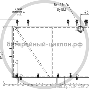 Чертеж котла 800 кВт на газе