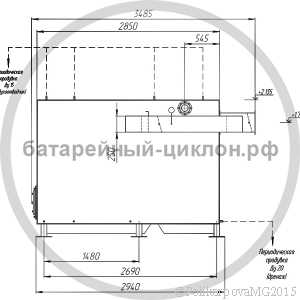 Чертеж котла КВр-1,0