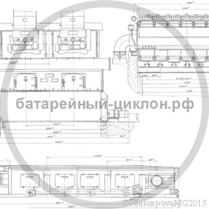 Чертеж топки ТЧЗМ 2-2,7/5,6. Вид 2