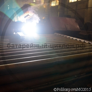 Сборка панелей газового котла