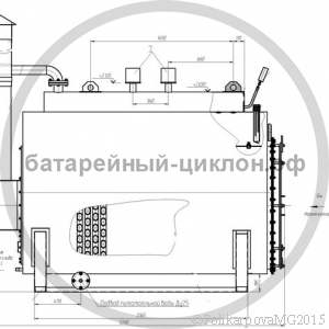 Чертеж КП 500 на угле. Вид 2